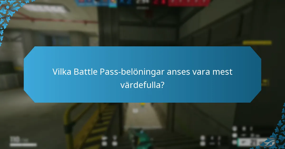 Vilka Battle Pass-belöningar anses vara mest värdefulla?